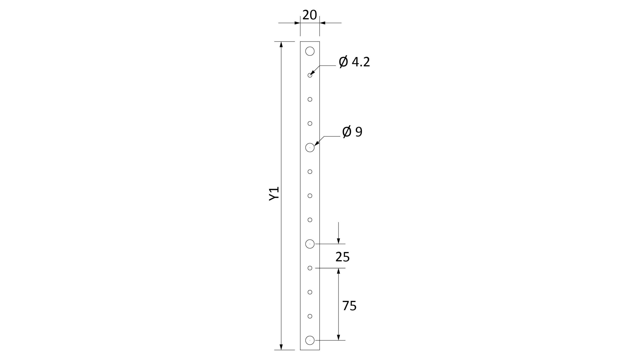 Tempa Pano | EKO – Mounting Profile Inside Door