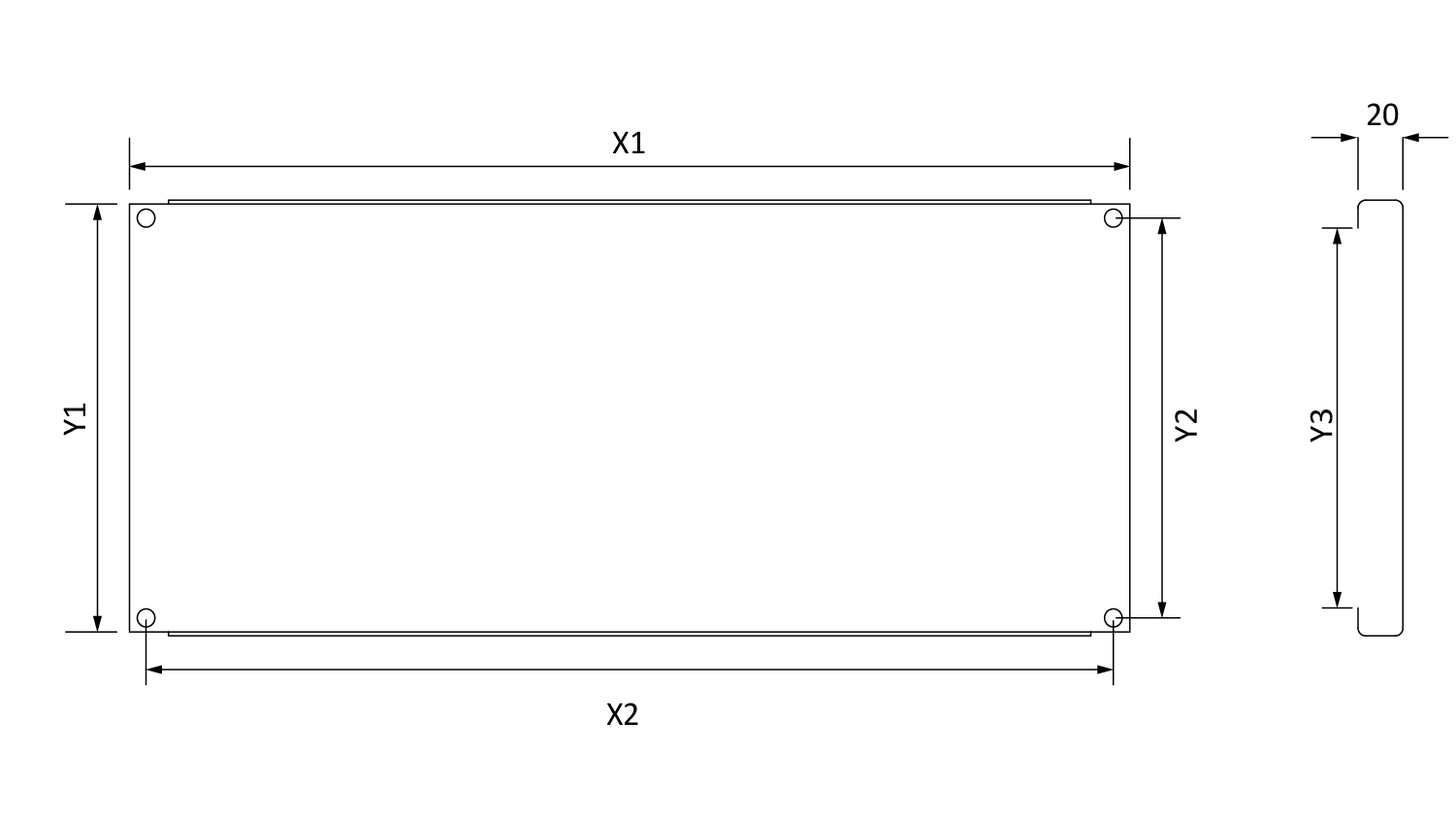 Tempa Pano | CC – Partial Mounting Plate