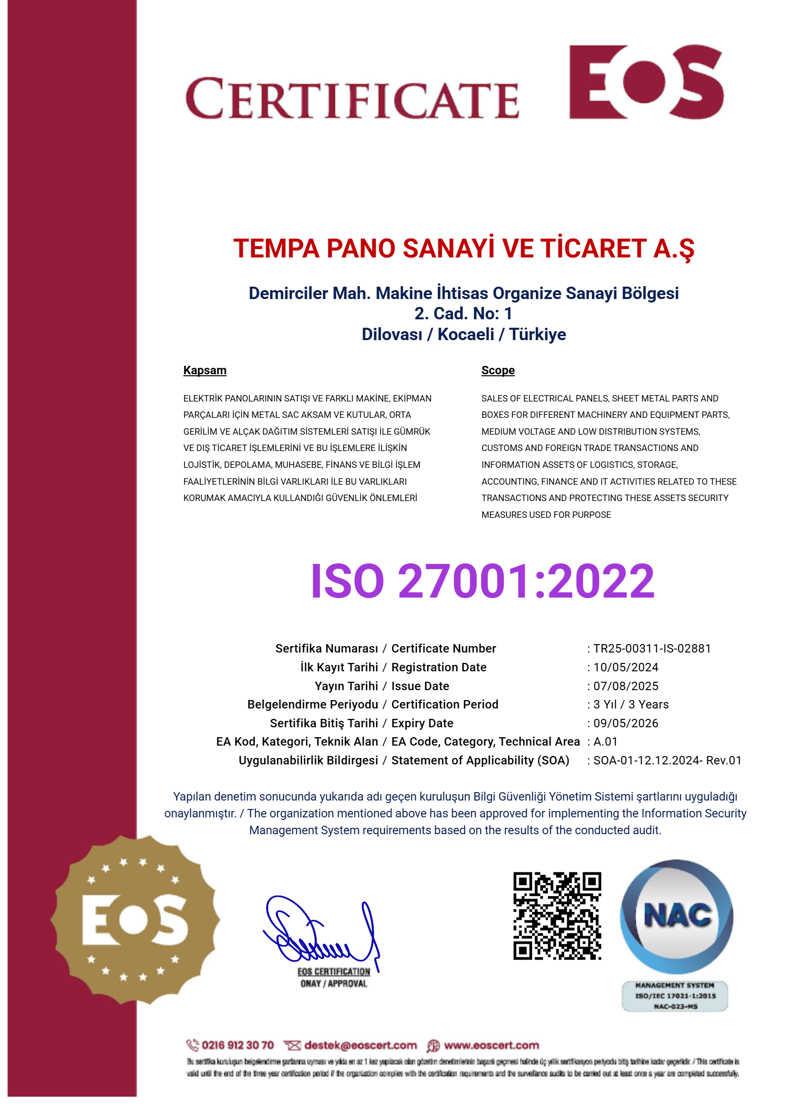 ISO 27001:2022​