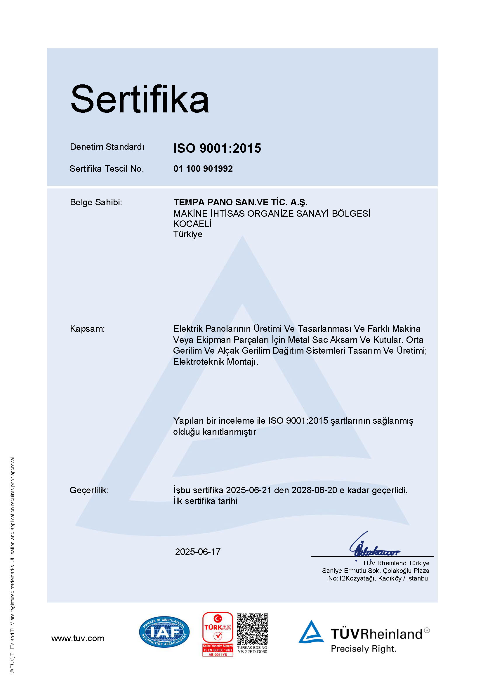 ISO 9001:2015 TR​