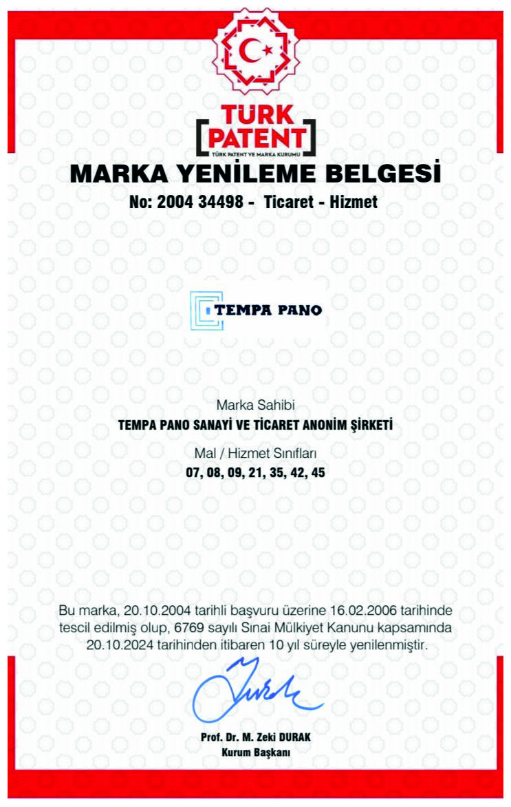 Trademark Registration Certificate