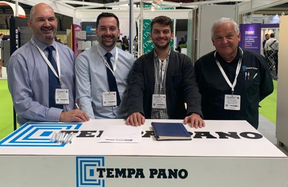 Tempa Pano | We Took Part in UK Construction Week 2019
